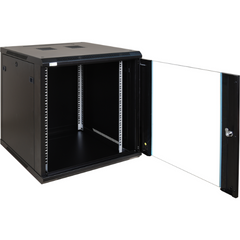 12U 600 x 450 Wall Mount Rack Single Section Cabinet -Server Room Organization