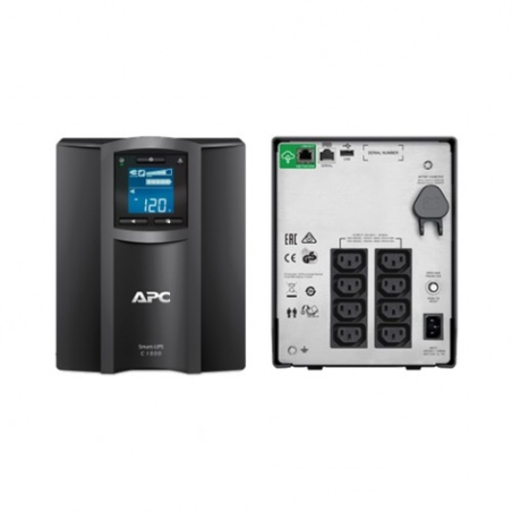 APC Smart-UPS 1000VA Tower LCD 230V with SmartConnect -1KVA- Un-interruptible Power Supply (UPS) for Home and Office