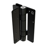 MagnaLatch KwikFit Series 3 Aluminium Self-Closing Gate Hinges, Wall/Post Mount – Black, Pair (KF3ABLP)