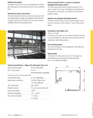 Gilgen SLA Automatic Sliding Door 4.2 Meter and 120kg Made in Switzerland - Merac Dubai