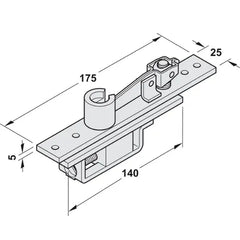 GEZE Double Action Framed Door Accessories