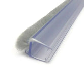 Merac Brush type Glass PVC lipseal 2.2 meter -10mm