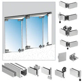 frameless folding door : Merac Frameless base folding door