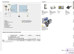 SWING GATE OPERATOR UPTO 7 MTR TOONA7024 24V NICE BRAND, MADE IN ITALY - UPTO 7 MTR LENGTH EACH LEAF. - Merac Dubai