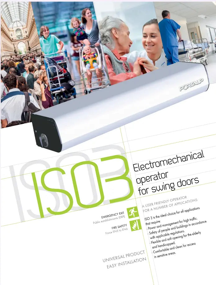 Portalp Swing Door 250kg ISO3 made in France