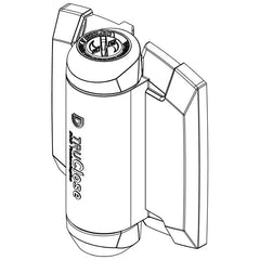 TruClose TCA1S3BT hinge drawing