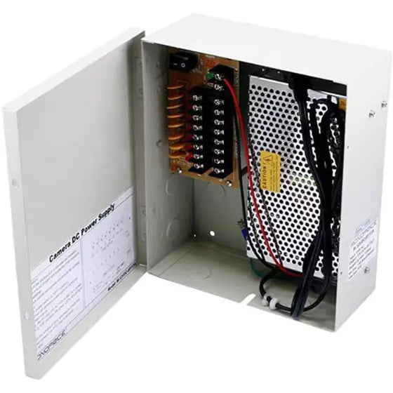 CCTV 12V DC 8CH Power Supply - Reliable Surveillance Camera Power Source