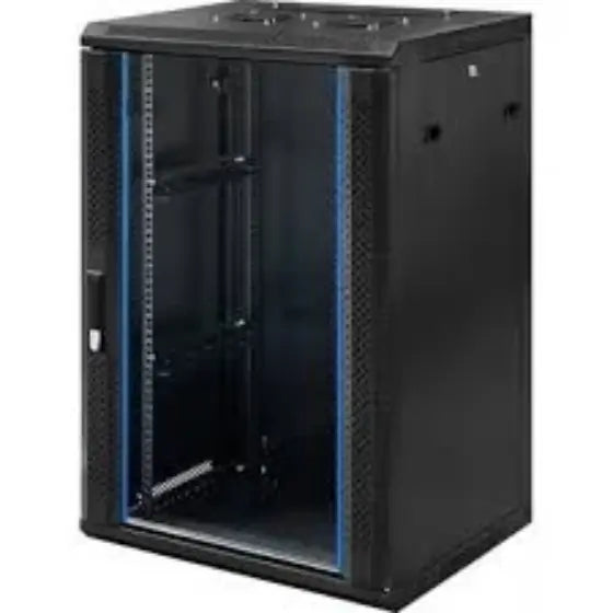 18U 600 x 450 Wall Mount Rack Single Section Cabinet with Fan-Server Room Organization Merac Dubai