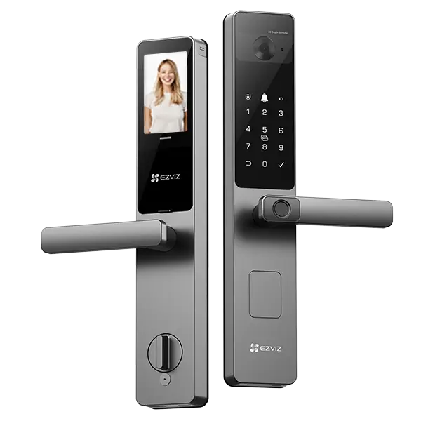 EZVIZ DL20FVS Plus Face & Palm Vein Lever Smart Door Lock – Installed in Dubai