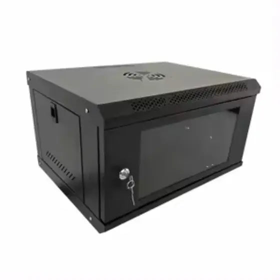 6U 530 x 400mm Wall Mount Rack Single Section Cabinet -Server Room Organization Merac Dubai