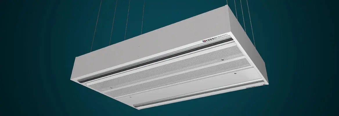 Teddington E-Series Twice compact vestibule alternative air curtain