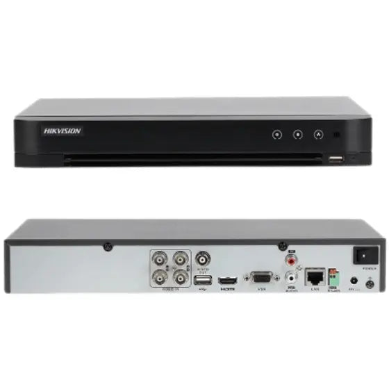 Hikvision Sira Certified 4-ch 1080p 1U H.265 AcuSense DVR - Advanced Surveillance System Merac Dubai