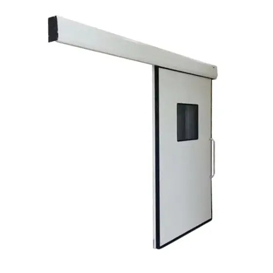 MERAC Medical Grade Automatic Sliding Hermetically Sealed Doors - OT Operation Room Access Solutions" Merac Dubai