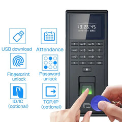 MERAC Wired Attendance System: Fingerprint, Card, and Numeric Access Control Merac Dubai