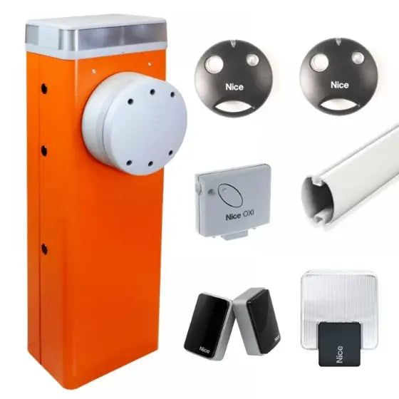 Nice MB5 Automatic Gate Barrier - Up to 5m Width, Remote Control Operated, Made in Italy Merac Dubai