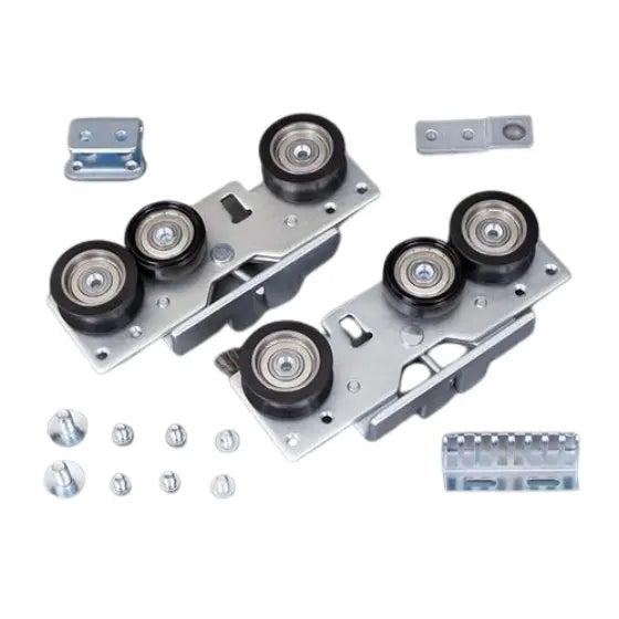 Record Roller Carriage with Anti-Jump for Record Sliding Door