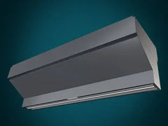 Teddington Ratiovent Turbo industrial air curtain for tall doors