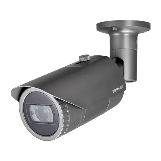 Samsung Wisenet Sira Certified 2 MP Network IP Bullet Camera with Motorized Varifocal Lens Merac Dubai