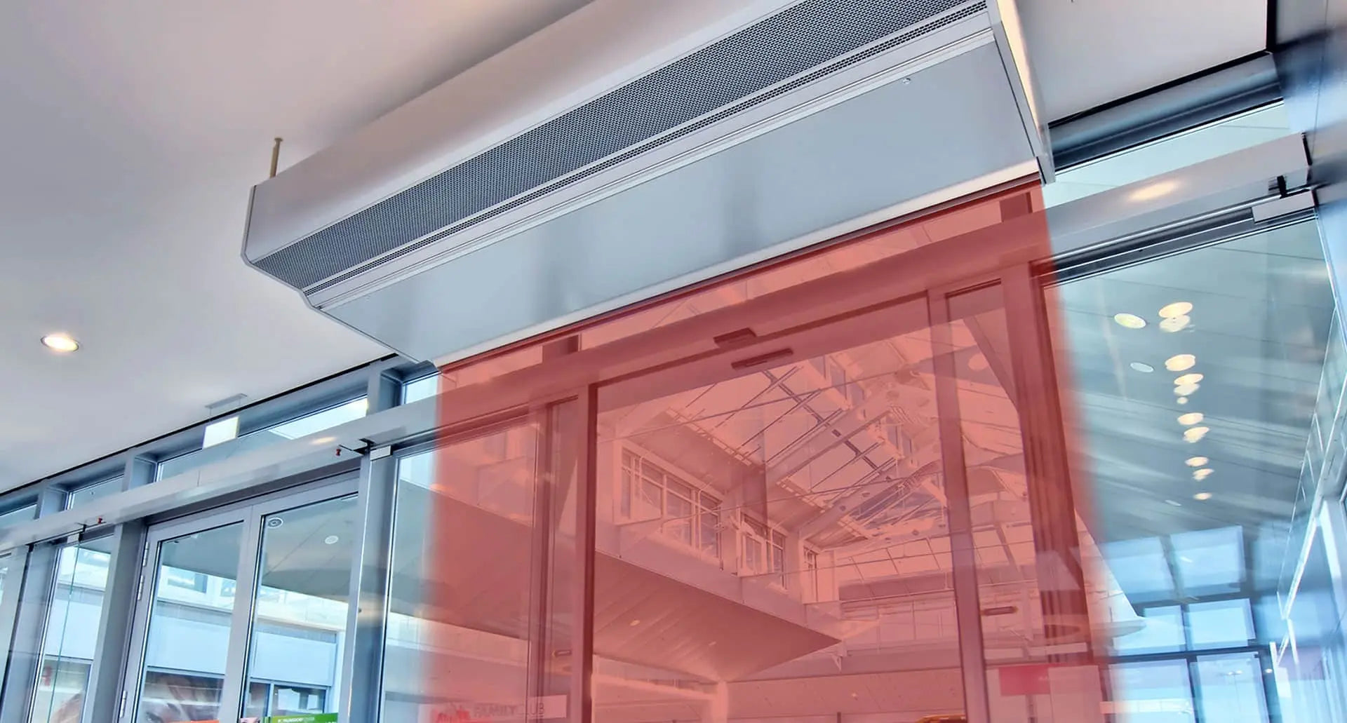 Teddington Induvent compact industrial air curtain