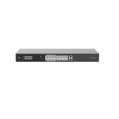UNV 16 CH POE Switch With Multiple Working Modes-Network Switch for Long-Distance Transmission Merac Dubai