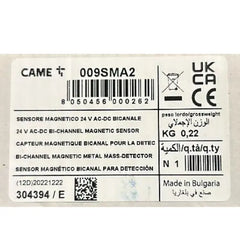 CAME Duel-Channel   LOOP DETECTOR 24V AC-DC-009SMA2 Merac Dubai