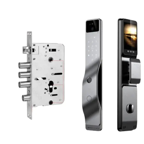 Merac Merac Smart Lock With 3D Face Recognition With Fingerprint , Password ...