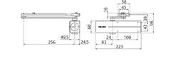 Assa Abloy DC200 Surface Mounted Door Closer