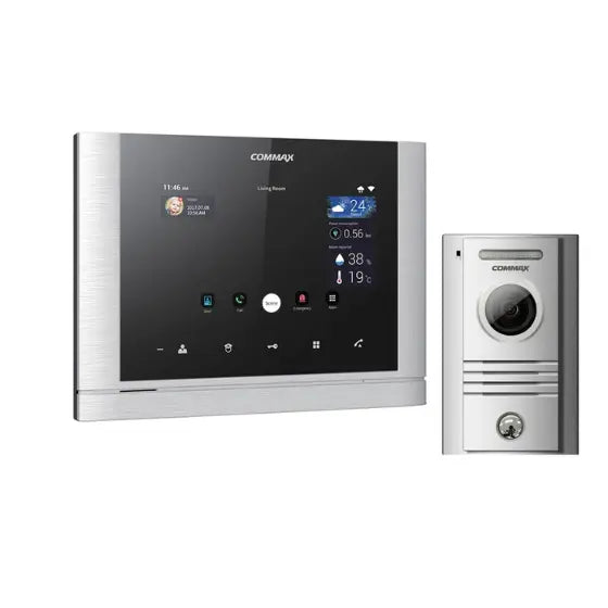 COMMAX Modum Monitor Video Intercom Kit -Secure Door Entry System