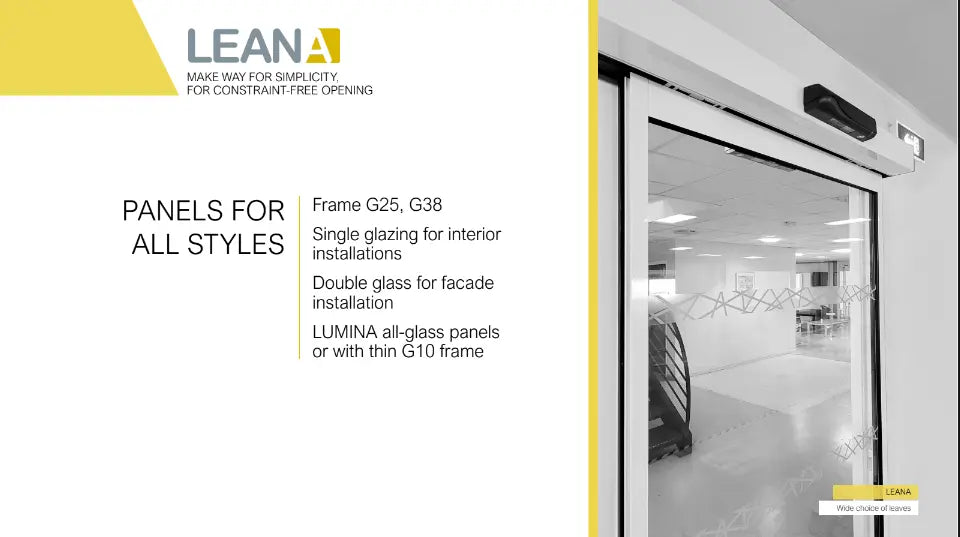 Portalp Leana made in France 4.5 meter sliding door with 120kg Merac Dubai